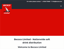 Tablet Screenshot of becsco.com